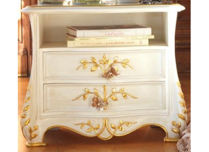 Klassischer Nachttisch Echtholz Tische Italienische Möbel Einrichtung Tisch Neu