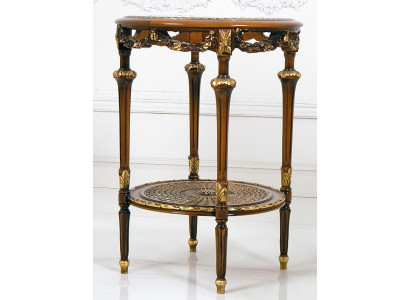 Beistelltisch Barock Rokoko Couchtisch Tisch Echtholz Möbel Tische Italien Neu