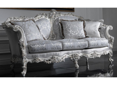 Chesterfield Klassischer Dreisitzer Sofa Wohnlandschaft Textilsofa 3 Sitz Couch
