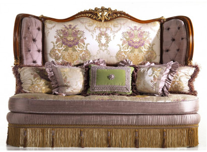Zeitlose Eleganz Stilvolles Lila Chesterfield Dreisitzer-Sofa für Ihr Zuhause