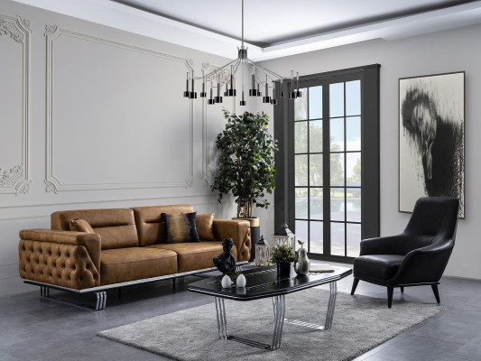 Wohnzimmer Ohrensessel Sessel Design Schwarzer Club Lounge Praxis