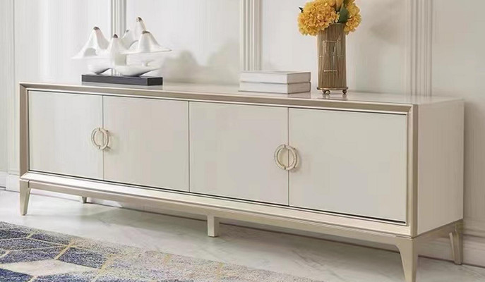 Sideboard Holz Schrank Möbel Kommode Anrichte Sideboard Weiß Anrichten