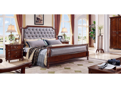 Schlafzimmer Bett Nachttisch Betten Holz Gruppe Doppel Design Set 3tlg.