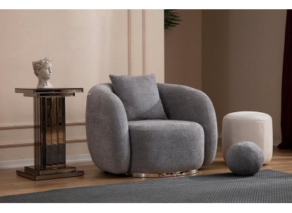 Sessel Design Couch Sofa Sitzer Textil Lounge Club Polster Luxus Sitz Relax
