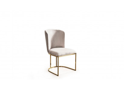 Stuhl Esszimmerstuhl Beige Küchenstuhl Lehnstuhl Luxus Modern Neuheit