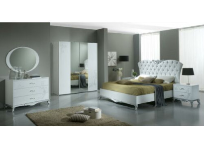 Schlafzimmer Italienische Möbel Set Luxus Modern Stil 6tlg Betten Schrank Barock