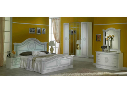 Schlafzimmer Italienische Möbel Set Modern Luxus 6tlg. Bett Betten Schrank Neu