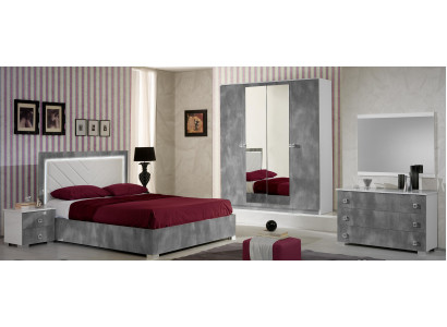 Schlafzimmer Italienische Möbel Set Luxus 6tlg. Bett Betten Schrank Kommode Neu