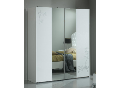 Klassischer Modern Stil Kleiderschrank Schrank Holz Garderobe Schränke Hochglanz