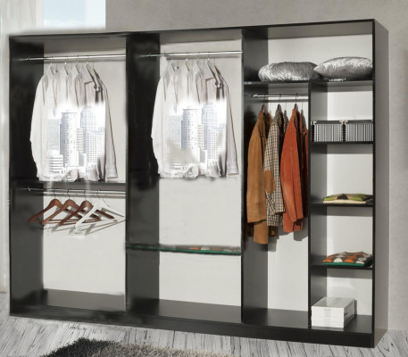 Klassischer Modern Stil Kleiderschrank Schrank Holz Garderobe Schränke Möbel Neu