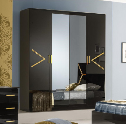 Kleiderschrank Moderner xxl Schrank Italienische Möbel Schlafzimmer Schränke neu