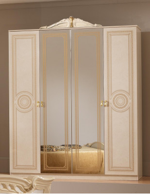 Klassische Möbel Regal Schränke Schrank Schlafzimmer Schrank Holz Designer Neu