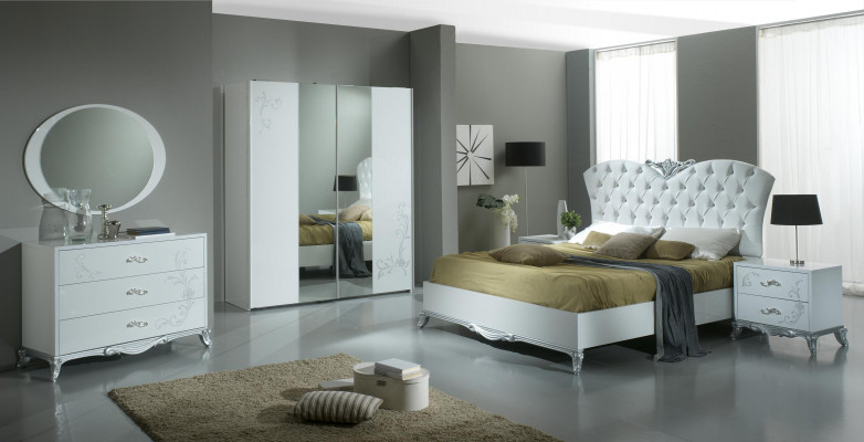 Konsolen Tisch Kommode mit Spiegel Luxus Klasse Möbel Set Stil Modern 2tlg. Neu