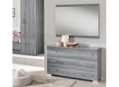 Kommoden Schrank mit Spiegel Design Möbel Luxus Möbel Garderobe 2tlg. Set Neu