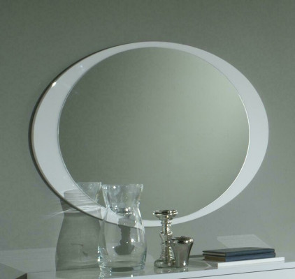 Klassischer Spiegel Luxus Konsole Schlafzimmer Stil Modern Ovale Glas Spieglein