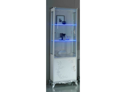 Klassische Schrank Bücherschrank Bücherregal Vitrine Vitrinenschrank Glasschrank