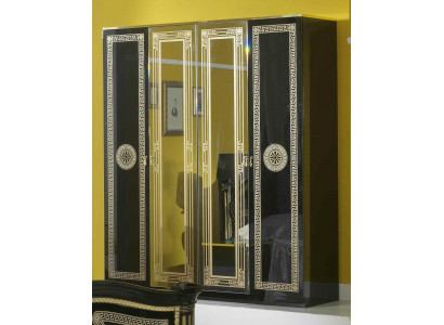 Schrank Edler Kleiderschrank Made in Italy Klassische Schränke Schlafzimmer