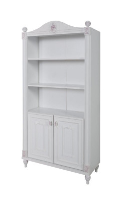 Bücherschrank Bücherregal Jugendzimmer Holz Möbel Regale Weiß Regal