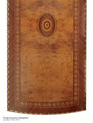 Esstisch Esszimmertisch Essecke Groß Tisch Esszimmer Barock Gold XXL