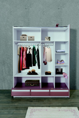 Kleiderschrank Design Möbel Kinderzimmer Weiß Schrank Schlafzimmer 