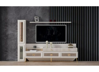 Wand Wohnwand Wohnzimmer Möbel luxus rtv Wohnwände Schrank Regal 