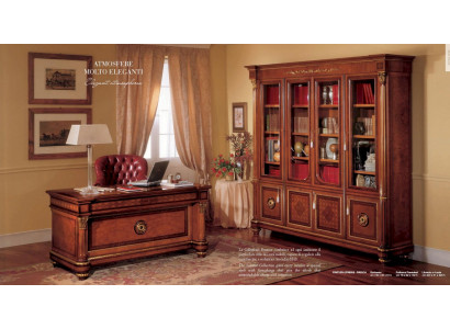 Bücherschrank Bücherregal Wohnwand Wohnzimmer Regal Braun Schrank