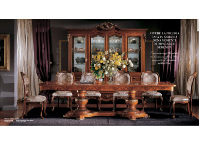 Esstisch Tisch Esszimmertisch Essecke Holz Groß Braun Barock Esszimmer