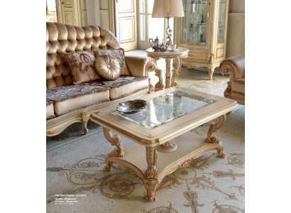 Couchtisch Beistelltisch Tisch Wohnzimmer Möbel Beige Holz Tische Design Luxus