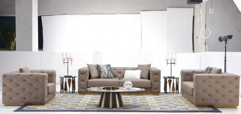 Sofagarnitur 321 Sitzer Modernes Sofa Möbel Wohnzimmer Designer Sofa Textil Neu