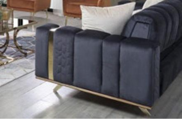 Luxus Sofagarnitur Couch Textil Couchen 4+3+1 Sitz Sofas Wohnzimmer Stoff