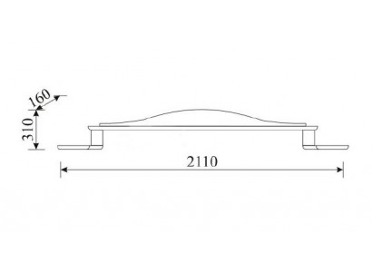 Klassischer Kolonial Aufsatz für Kleiderschrank Massiv Holz Rahmen Neu