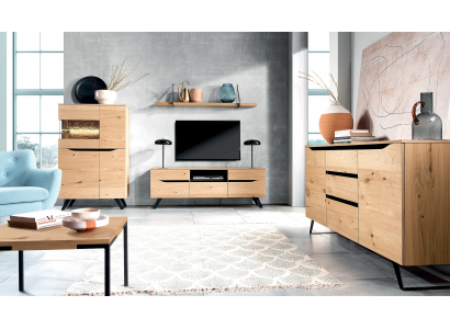 Luxus Vitrine Holz Designer Schrank Vitrinen Schränke Regale 108,8 x 57,3cm Neu