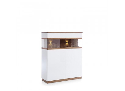 Luxus Glas Vitrine Holz Designer Schrank Vitrinen Regal Schränke Regale Möbel