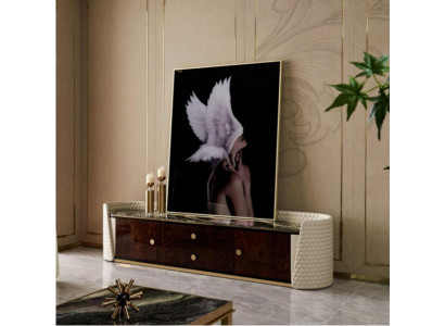 Designer rtv tv Anrichte Kommode Side Low Board Schrank Zimmer Deko Regal