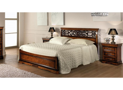 Bett 2x Nachttisch Schlafzimmer Set Tisch Betten Komplett Holz Set Barock 3tlg.