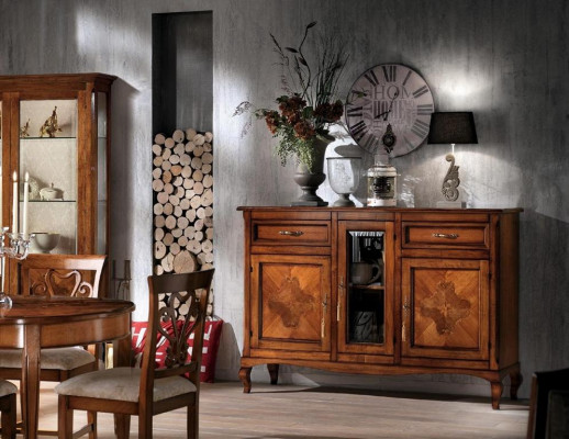 Kommode Sideboard Regal Schrank Regale Massiv Holz Möbel aus Italien Schränke