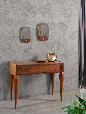 Sideboard Konsolentisch Holz Seitentische Wandtisch Konsole Möbel Konsolen Braun