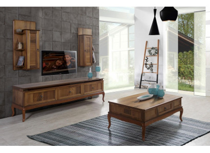 Wohnzimmer Holz Tische Beistell Italien Stil Tisch Couchtisch Beistelltisch Holz