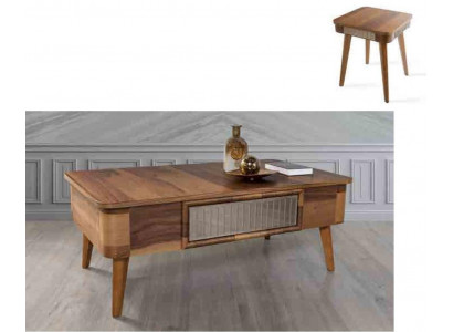 Wohnzimmertisch Holz Royal Beistell Modern Tische Couchtisch Tisch Beistelltisch