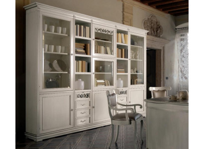 Arbeitszimmer Möbel Büro Bücherregal Holz Bücherregal mit Schubladen Design