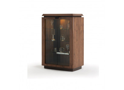 Luxus Holz Vitrine Anrichte Design Schränke braun Möbel Schrank Neu