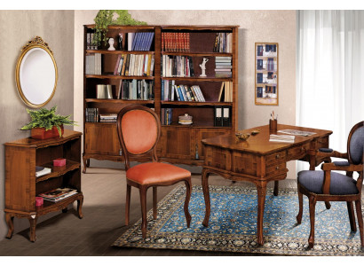 Büromöbel Set Büro komplett Bürotisch Büroschrank Massivholz Echtholz Italien