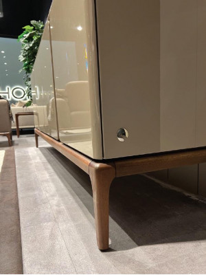 Wohnzimmer Anrichte Holz beige Stil Modern Sideboard Schrank xxl