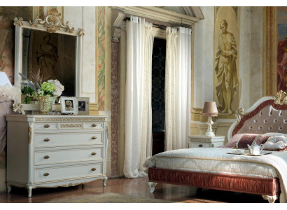 Kommodenschrank Design Modern Gruppe Möbel Set Kommode Spiegel Holz Kommoden