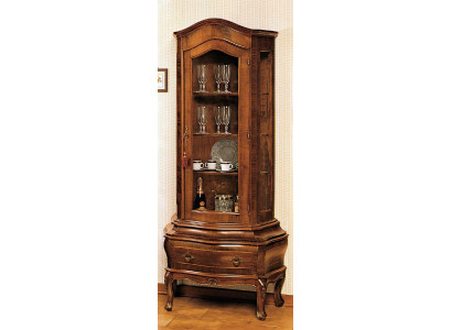 Anrichte Massivholz Sideboard Wohnzimmer Anrichte Vaccari cav giovanni Glastüren