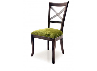 Design Stuhl Lehnstuhl Polster Moderne Esstisch Stühle Luxus Stoff Holz Möbel