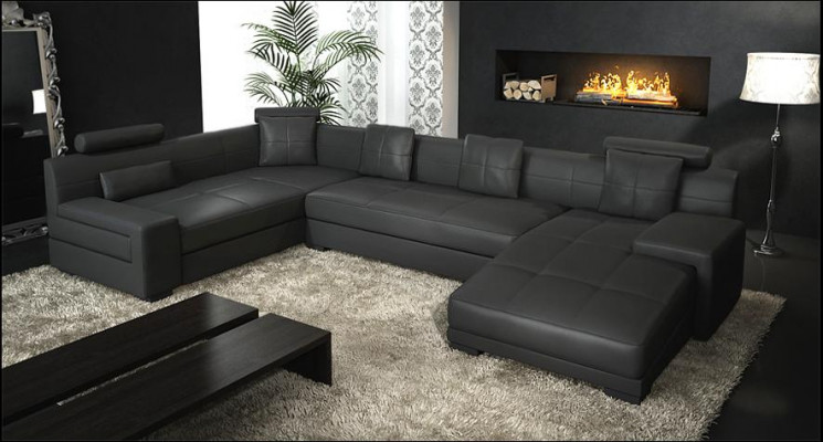 Wohnlandschaft Ecksofa Sofa Couch Polster Sitz Garnitur Sofas Couchen
