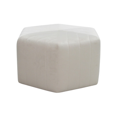Stoff Fußhocker Ottomane Samt Sitzhocker Hocker Pouf Puff Sitzpouf Textil