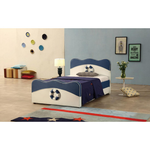 Kinderbett Bett Polster Betten Luxus Hotel Jugend 3D XXL Big 120 / 150x200cm Neu