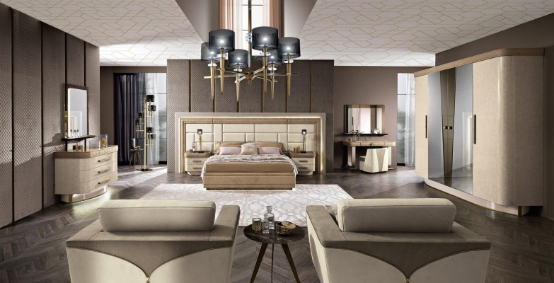 Schlafzimmer Komplett Set Bett Nachttisch Kommode Neu Design Schlafzimmer 9 tlg.